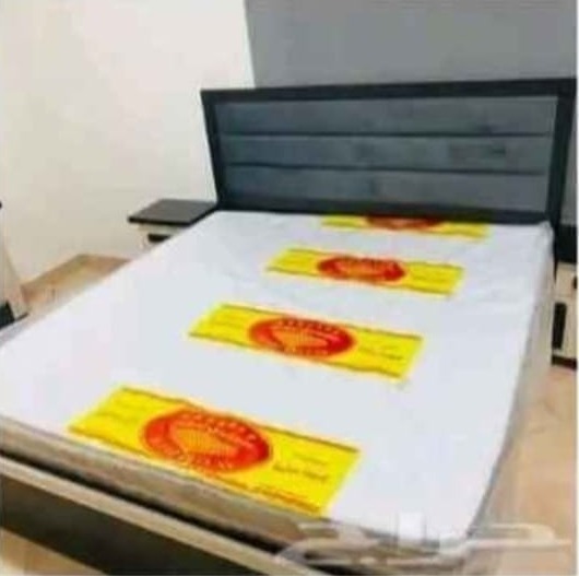 غرفة نوم بيج وأسود موديل 17